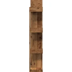 vidaXL - Boomvormige boekenplank met 13 vakken - Oud hout - 86x25.5x140 cm