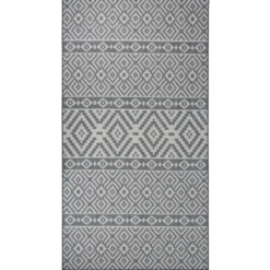 vidaXL - Buitenkleed - Blauw - Kunststof - 80 x 150 cm