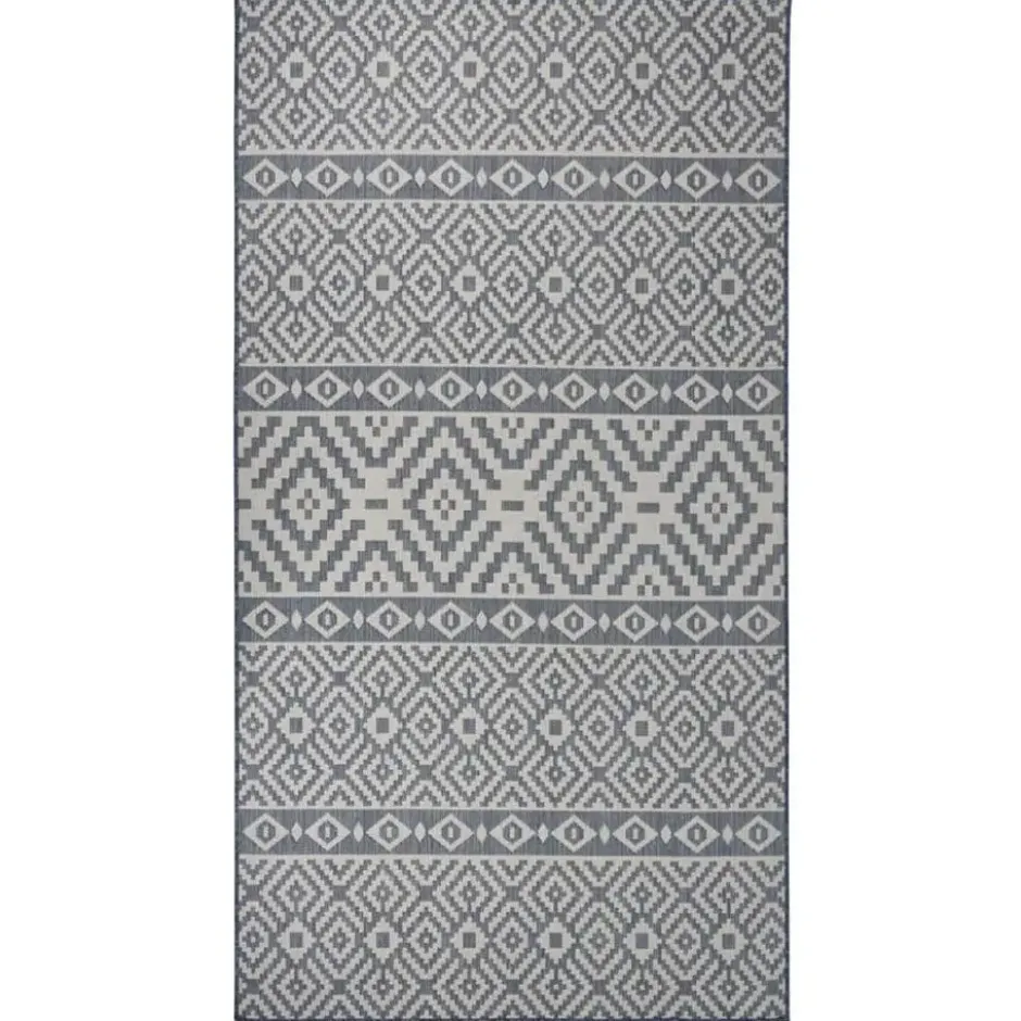vidaXL - Buitenkleed - Blauw - Kunststof - 80 x 150 cm