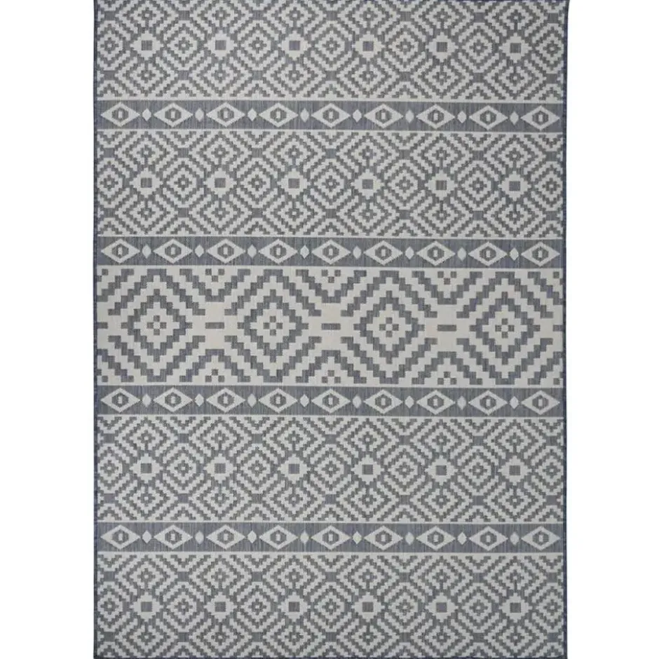 vidaXL - Buitenkleed - Blauw - Kunststof - 120 x 170 cm