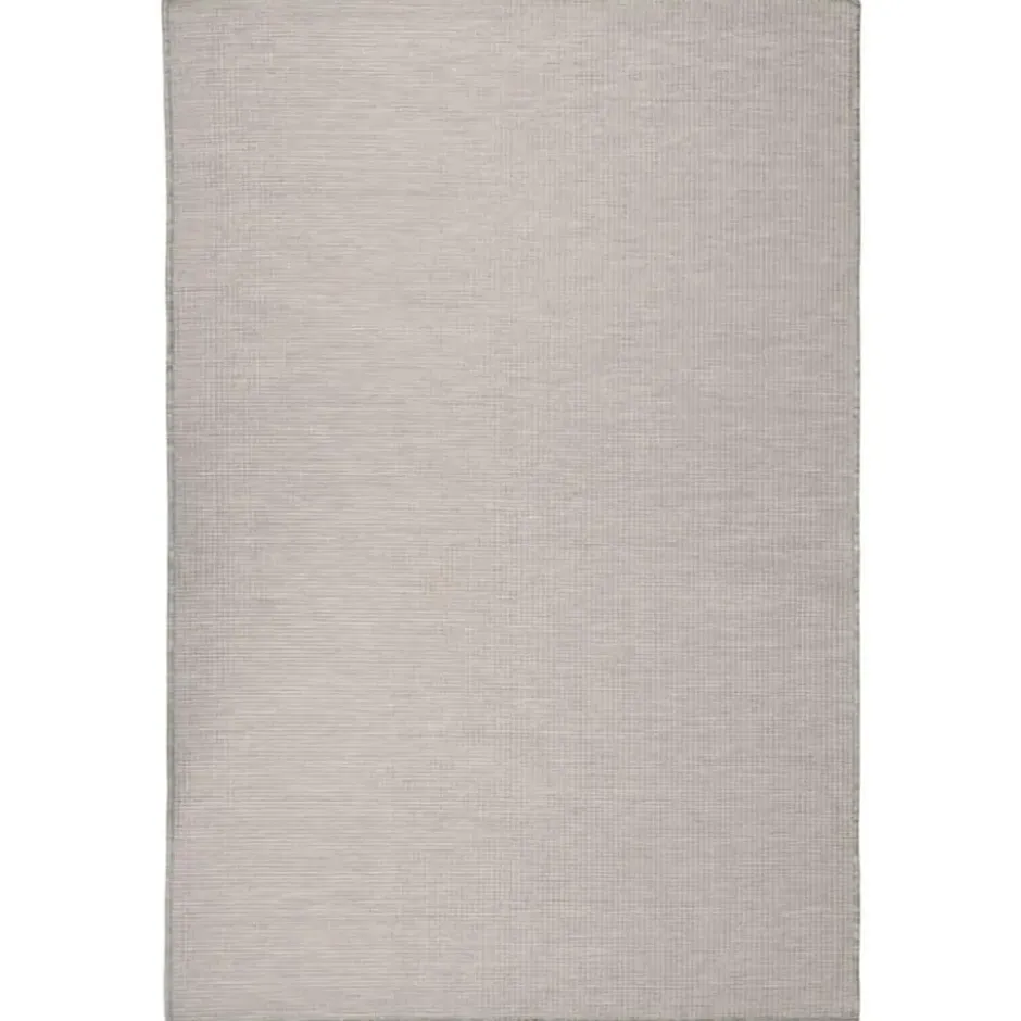 vidaXL - Buitenkleed - Grijs - Kunststof