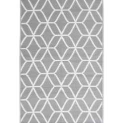 vidaXL - Buitenkleed - Grijs - Polypropyleen - 140 x 200 cm