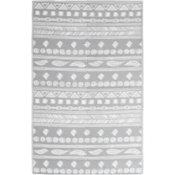 vidaXL - Buitenkleed - Grijs - Polypropyleen - 160 x 230 cm