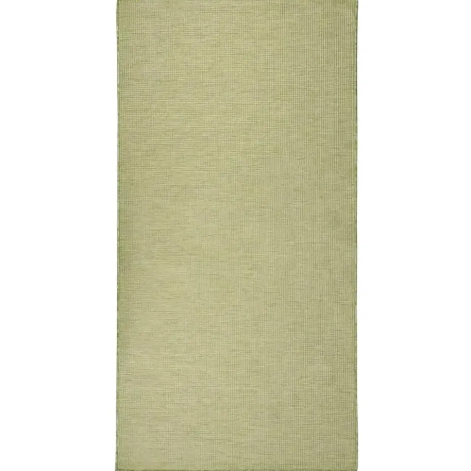 vidaXL - Buitenkleed - Groen - Kunststof - 100 x 200 cm