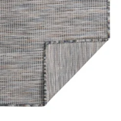 vidaXL - Buitenkleed - Zwart - Kunststof - 120 x 170 cm