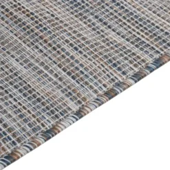 vidaXL - Buitenkleed - Zwart - Kunststof - 120 x 170 cm