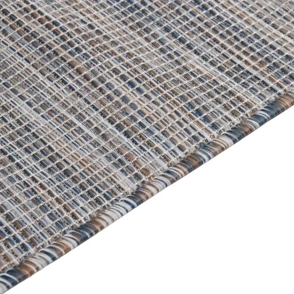 vidaXL - Buitenkleed - Zwart - Kunststof - 120 x 170 cm