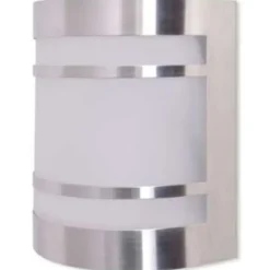 vidaXL - Buitenlamp - Zilver - Roestvrij staal