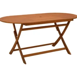 vidaXL - Buiten Tafel - Bruin - Hout - 160 x 85 x 75 cm