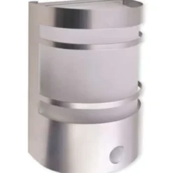 vidaXL Buitenwandlamp met sensor RVS