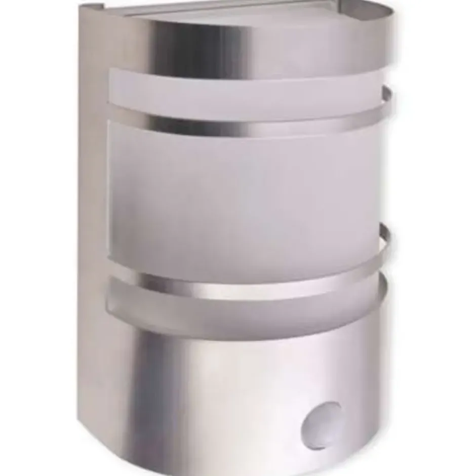 vidaXL Buitenwandlamp met sensor RVS