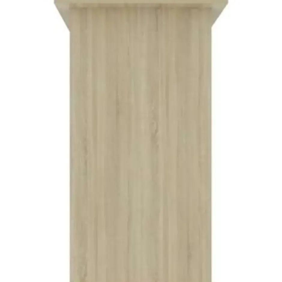 vidaXL - Bureau - Bruin - Bewerkt hout