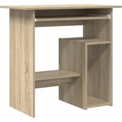 vidaXL - Bureau - Bruin - Bewerkt hout