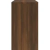 vidaXL - Bureau - Bruin - Bewerkt hout