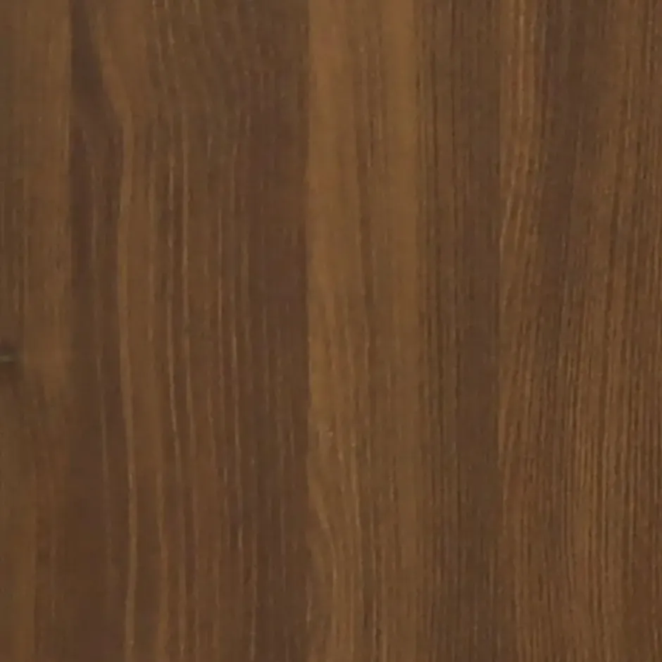 vidaXL - Bureau - Bruin - Bewerkt hout