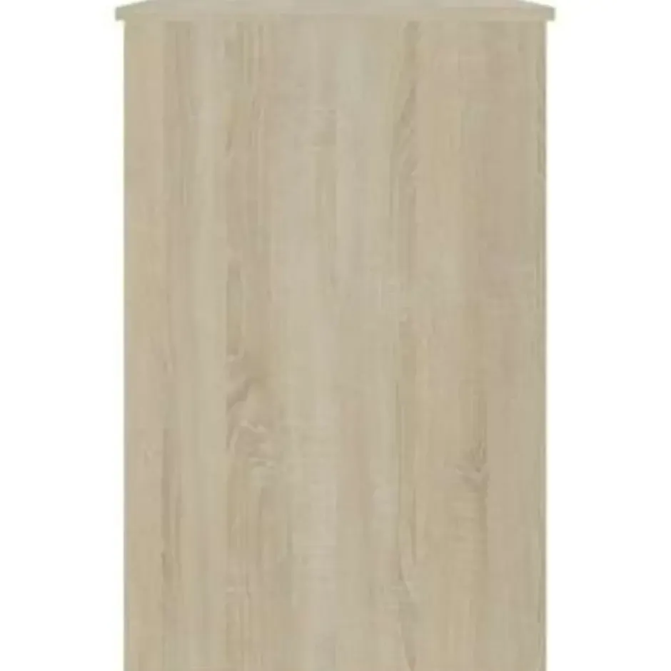 vidaXL - Bureau - Bruin - Bewerkt hout