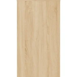 vidaXL - Bureau - Bruin - Bewerkt hout