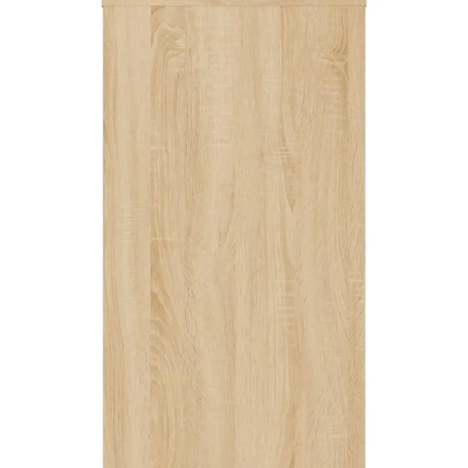 vidaXL - Bureau - Bruin - Bewerkt hout