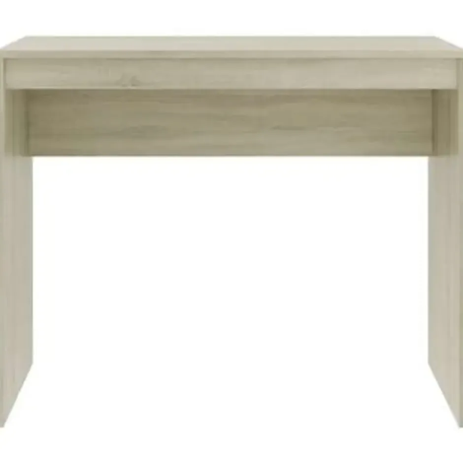 vidaXL - Bureau - Bruin - Bewerkt hout