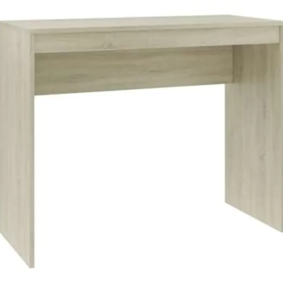 vidaXL - Bureau - Bruin - Bewerkt hout