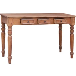 vidaXL - Bureau - Bruin - Hout