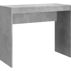 vidaXL - Bureau - Grijs - Bewerkt hout