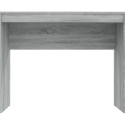 vidaXL - Bureau - Grijs - Bewerkt hout