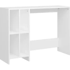 vidaXL - Bureau - Wit - Bewerkt hout