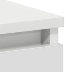 vidaXL - Bureau - Wit - Bewerkt hout