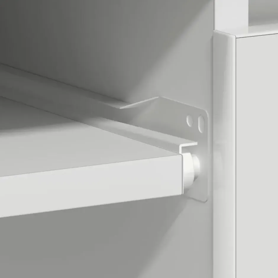 vidaXL - Bureau - Wit - Bewerkt hout