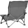 vidaXL - Campingstoel - Grijs - Stof - 2 stuks