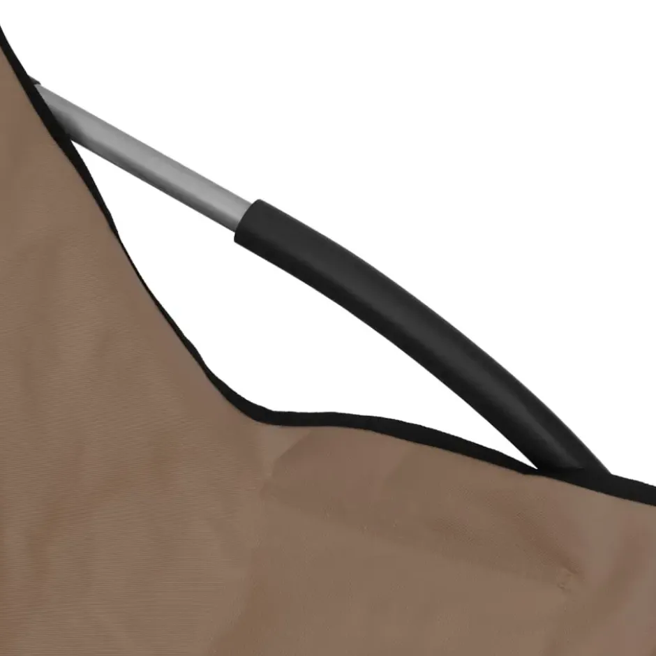 vidaXL - Campingstoel - Taupe - Stof - 2 stuks