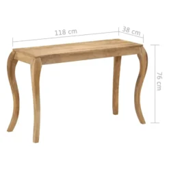 vidaXL - Consoletafel - Bruin - Hout
