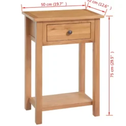 vidaXL - Console Tafel - Bruin - Hout