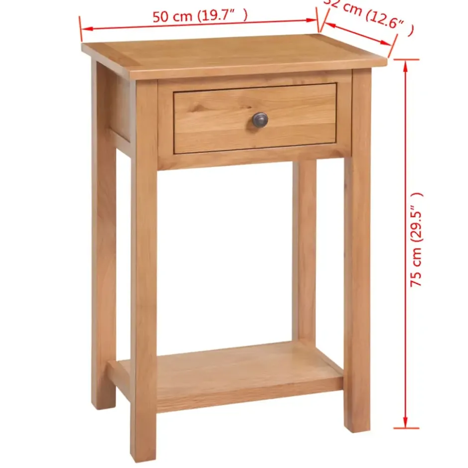 vidaXL - Console Tafel - Bruin - Hout