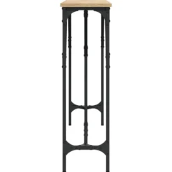 vidaXL - Consoletafel - Sonoma eiken - Bewerkt hout - 140x23x75 cm