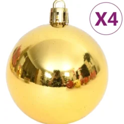 vidaXL 108-delige Kerstballenset goud en rood