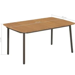 vidaXL - 5-delige Tuinset 4 fauteuils grijs stoelen - Poly rattan - 150x90 cm