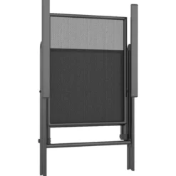 vidaXL - 5-delige verstelbare Tuinset - Antracietkleurig - Staal - 165x80 cm
