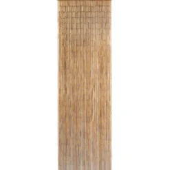 vidaXL - Deurgordijn - Bruin - Bamboe - 56 x 185 cm