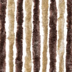 vidaXL - Deurgordijn - Bruin - Polypropyleen