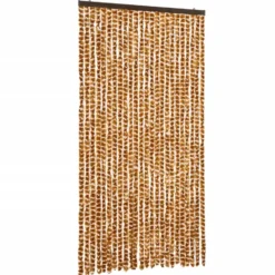 vidaXL - Deurgordijn - Geel - Polypropyleen - 100 x 220 cm