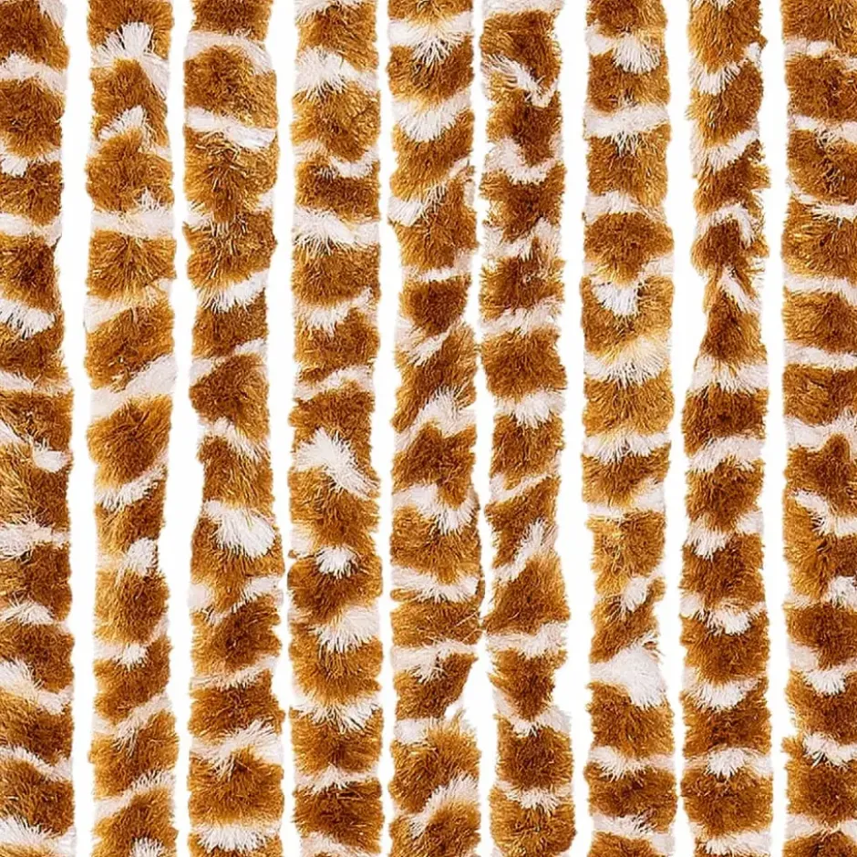 vidaXL - Deurgordijn - Geel - Polypropyleen - 100 x 220 cm