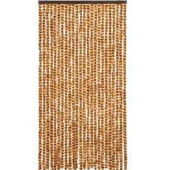 vidaXL - Deurgordijn - Geel - Polypropyleen - 100 x 220 cm