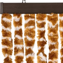 vidaXL - Deurgordijn - Geel - Polypropyleen - 90 x 220 cm