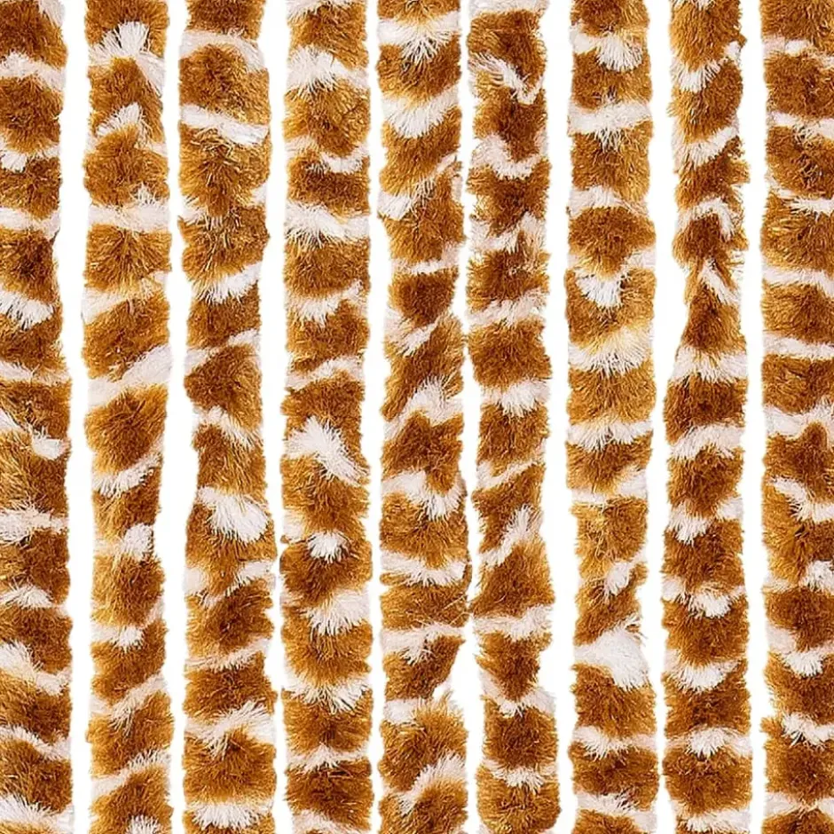 vidaXL - Deurgordijn - Geel - Polypropyleen - 90 x 220 cm