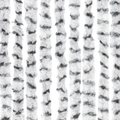 vidaXL - Deurgordijn - Grijs - Polypropyleen - 90 x 220 cm