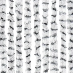 vidaXL - Deurgordijn - Grijs - Polypropyleen - 100 x 220 cm