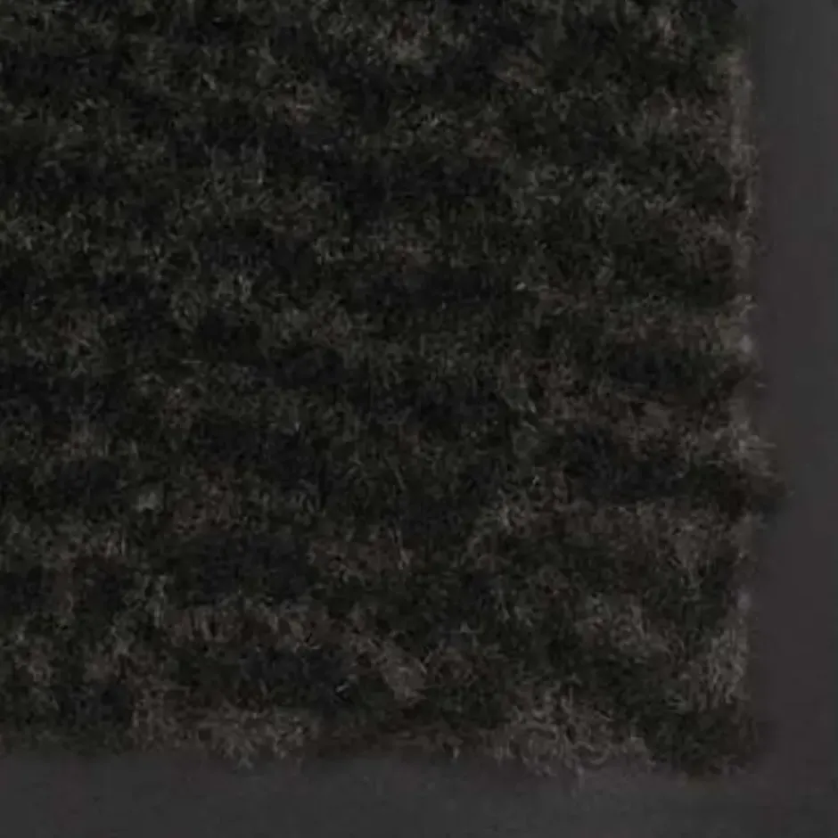 vidaXL - Deurmat - Zwart - Stof - 90 x 150 cm