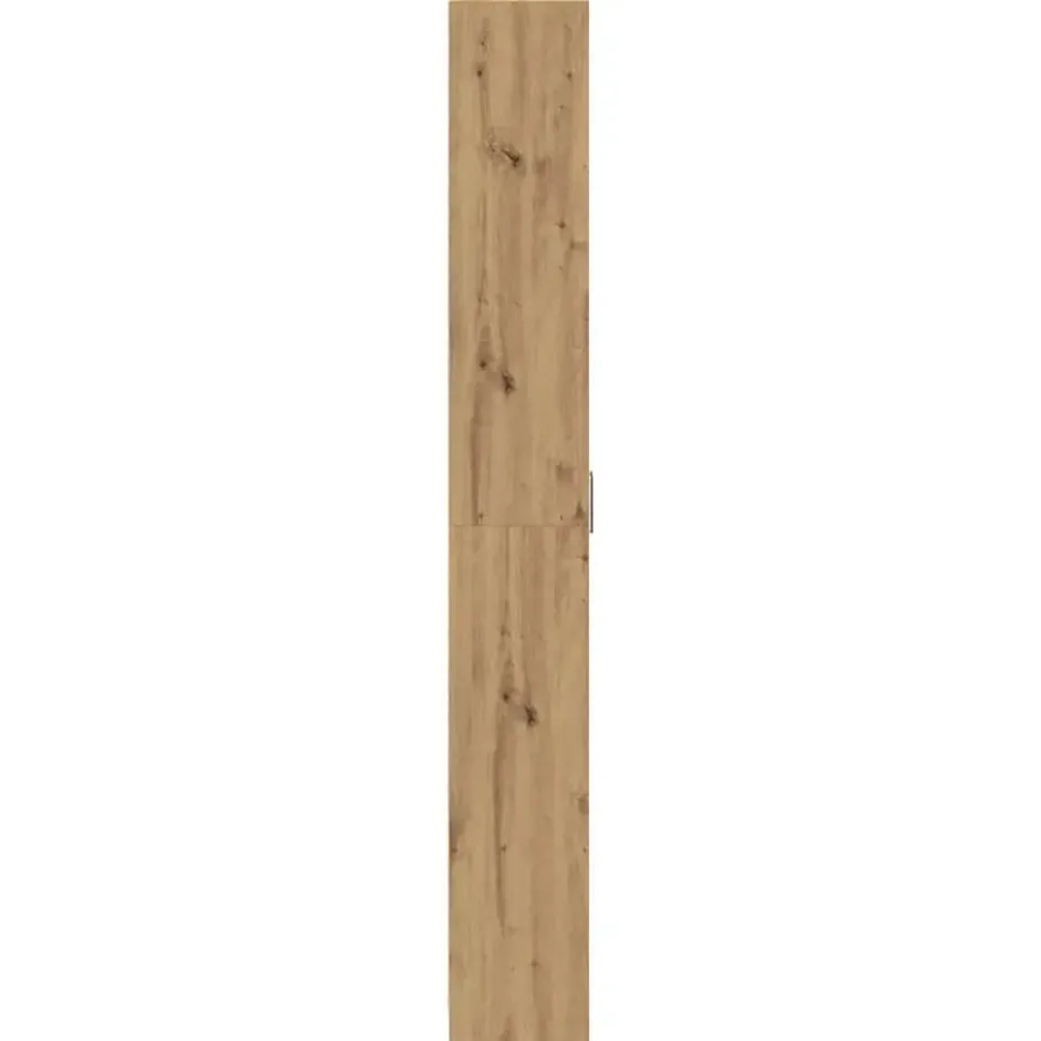 vidaXL - 2-deurs Kledingkast met planken - Hout - Artisan eiken - 55x25x189 cm
